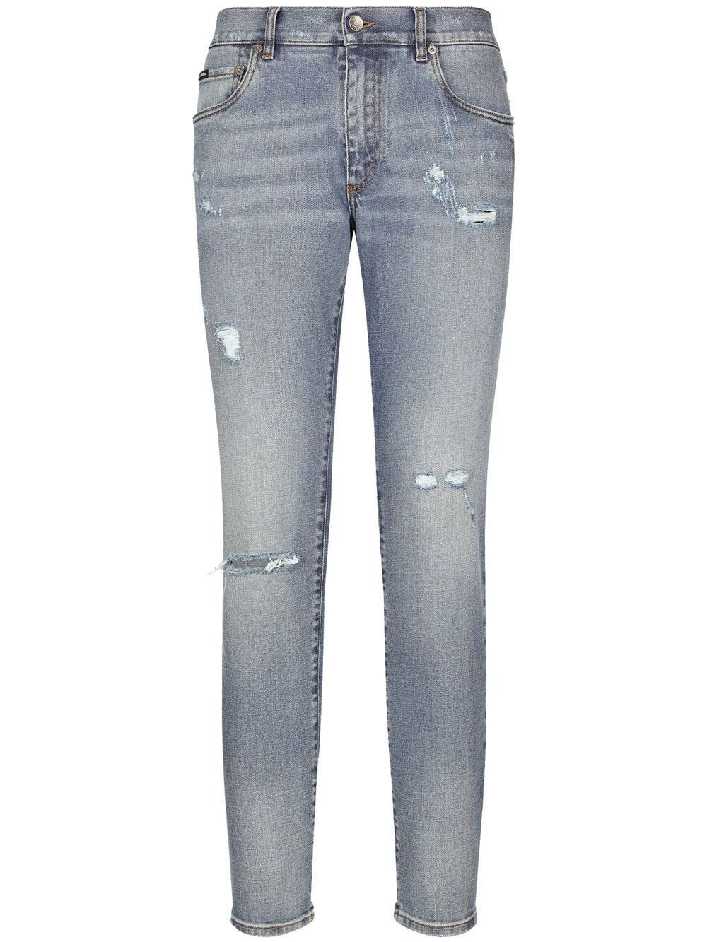 Slim jeans with patch