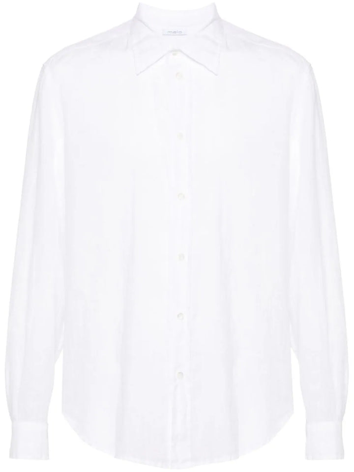 buttoned linen shirt