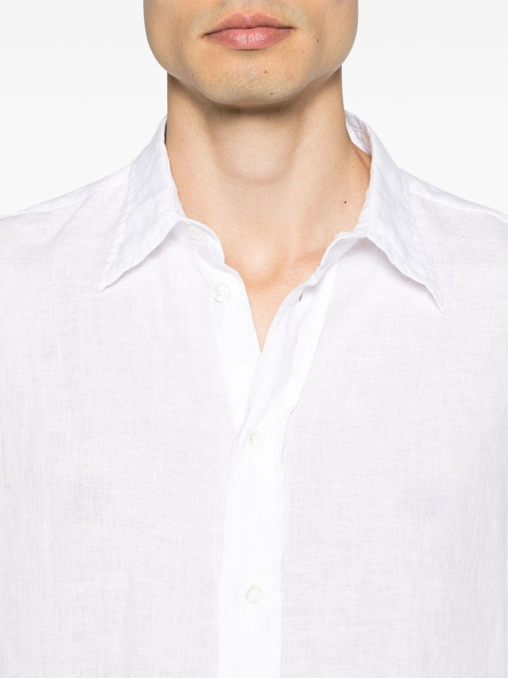 buttoned linen shirt