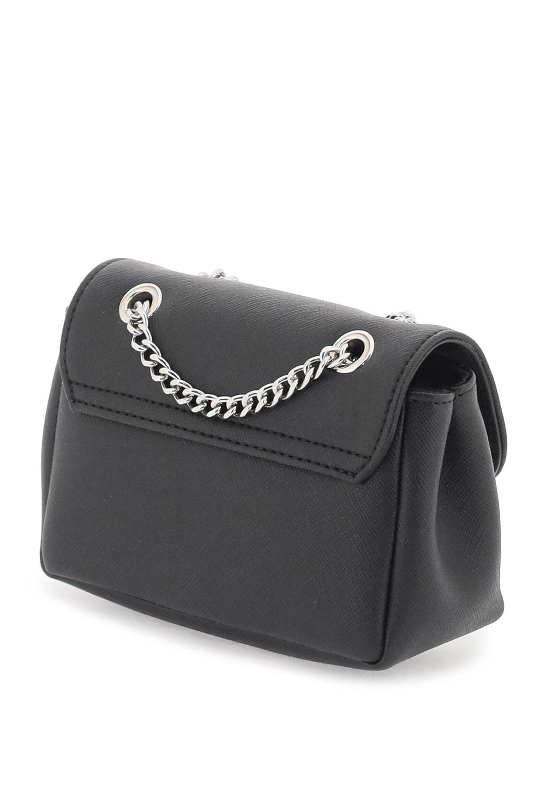 Faux Saffiano Leather Mini Bag