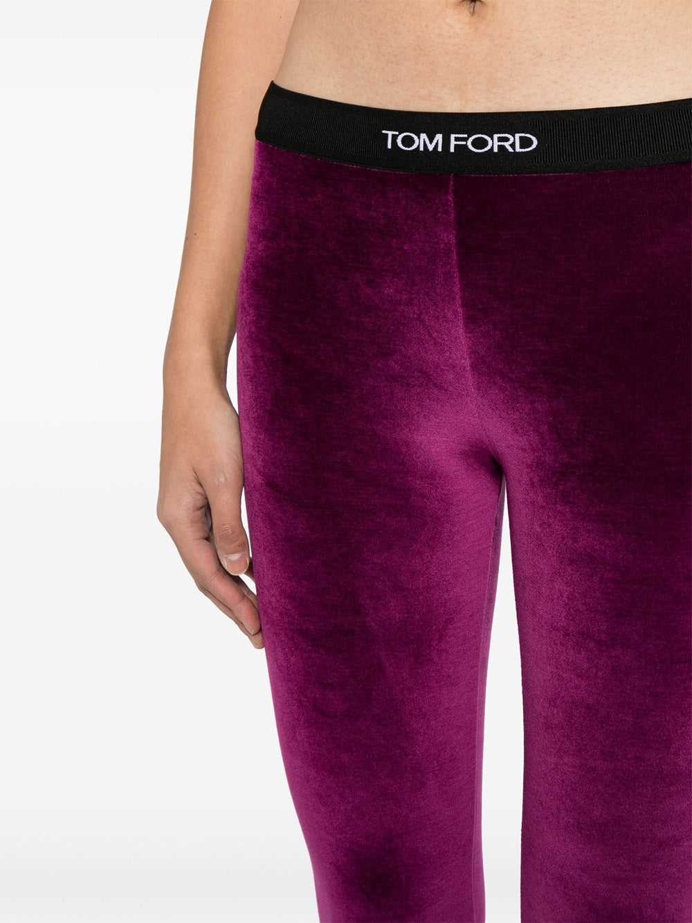 Leggings with logo band