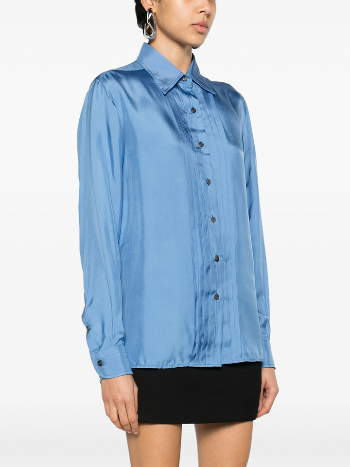 Pleated shirt