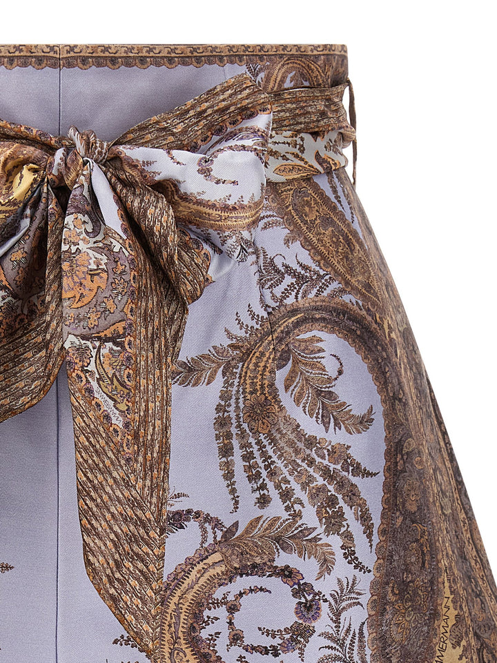 Zimmermann Hypnotic Flat Front Bermuda and Short - Purple | 04561f51eb31c19e555de00d846e1cdffa4810b3