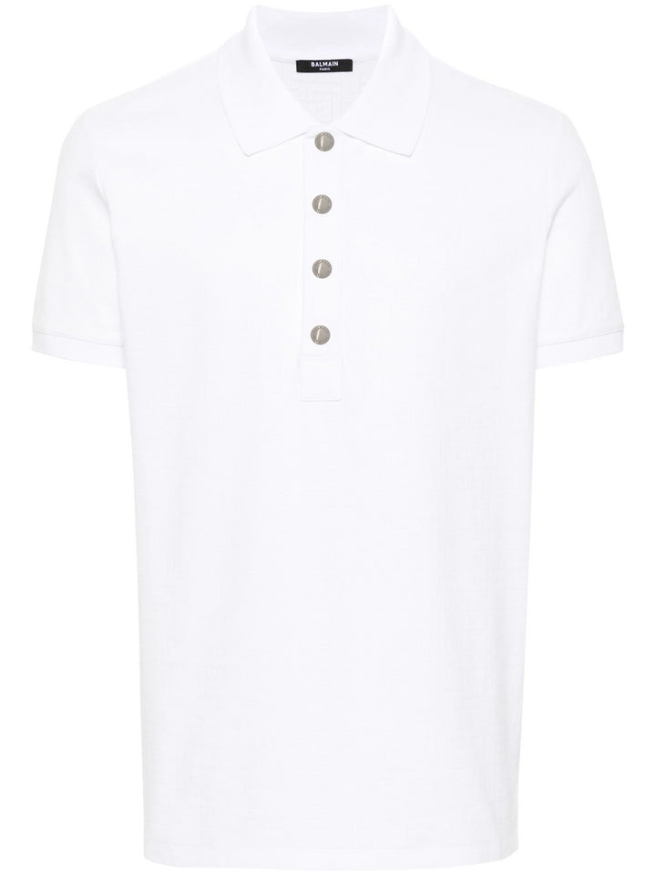 Monogram polo shirt