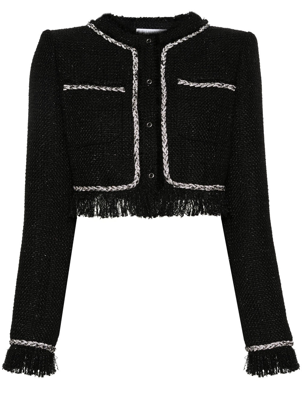 Cropped bouclé jacket