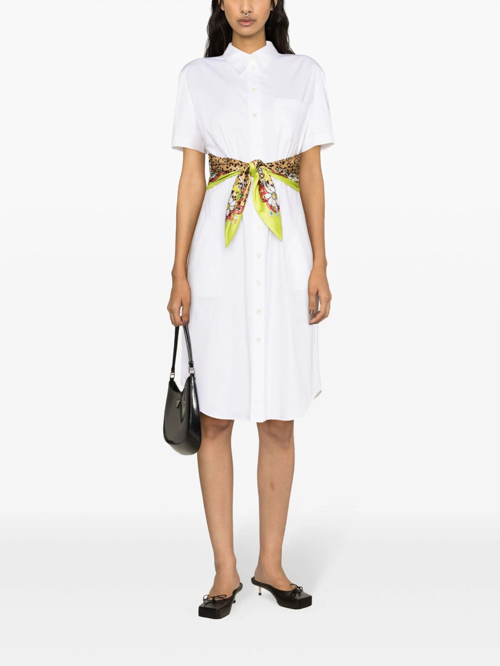 Midi shirt dress