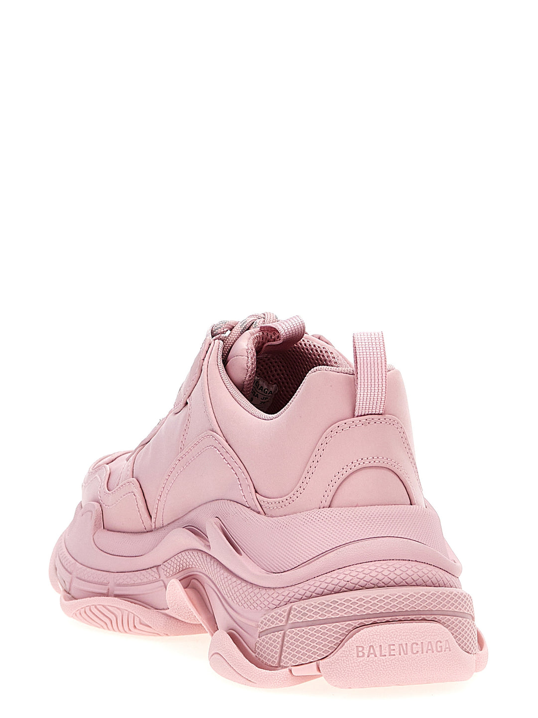 Triple S Satin Sneakers Pink