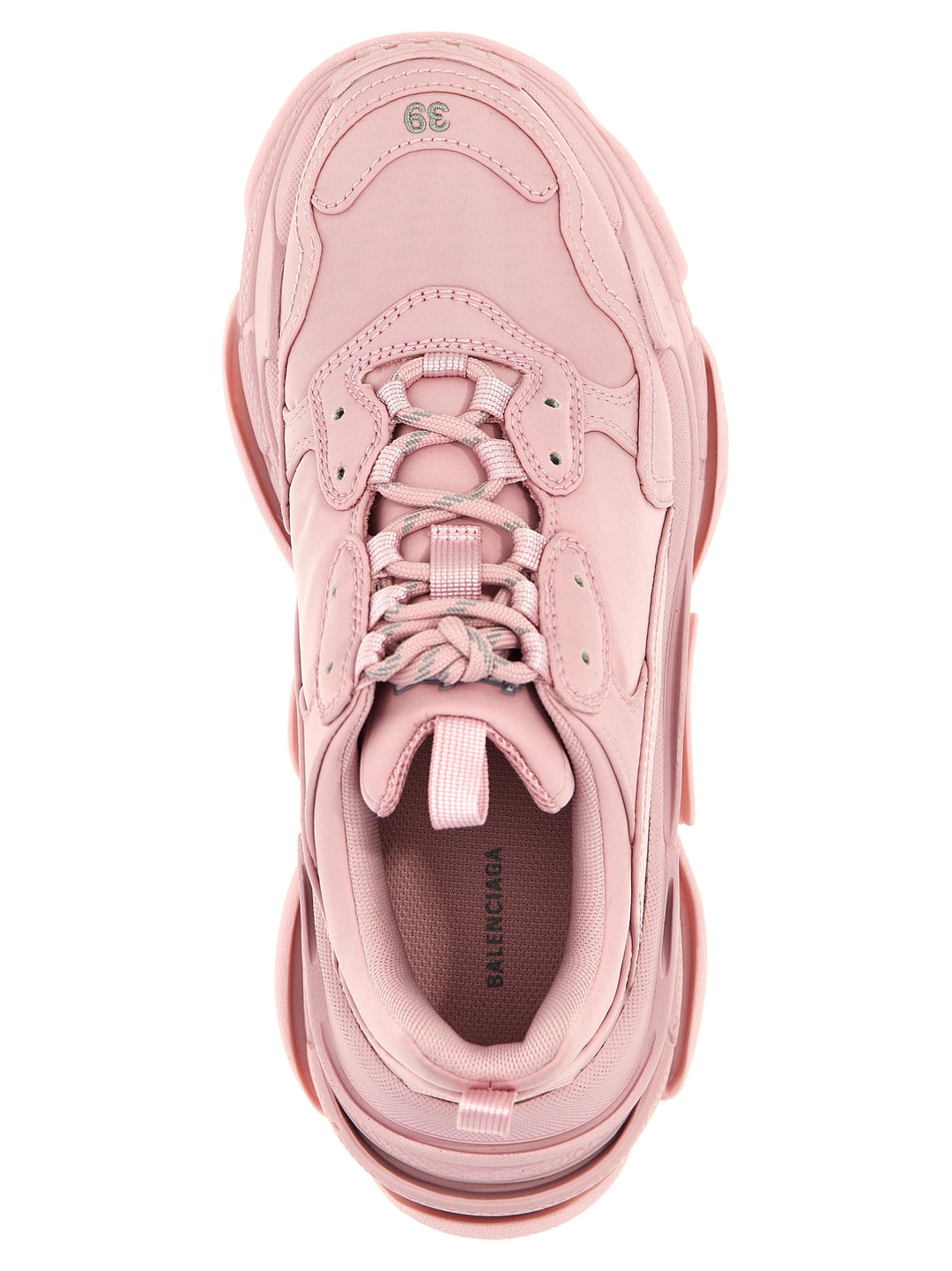 Triple S Satin Sneakers Pink