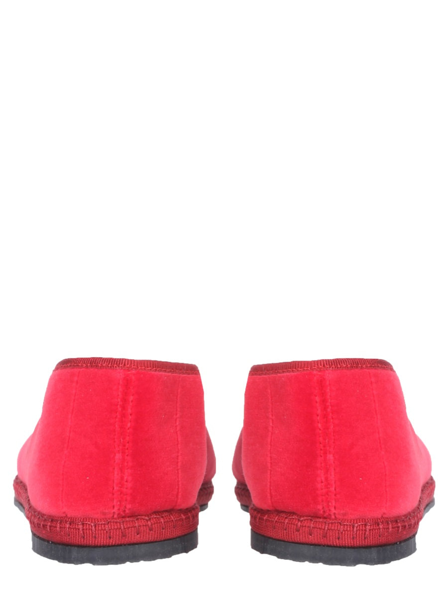 Friulane Flat Shoes - Red | Wanan Luxury