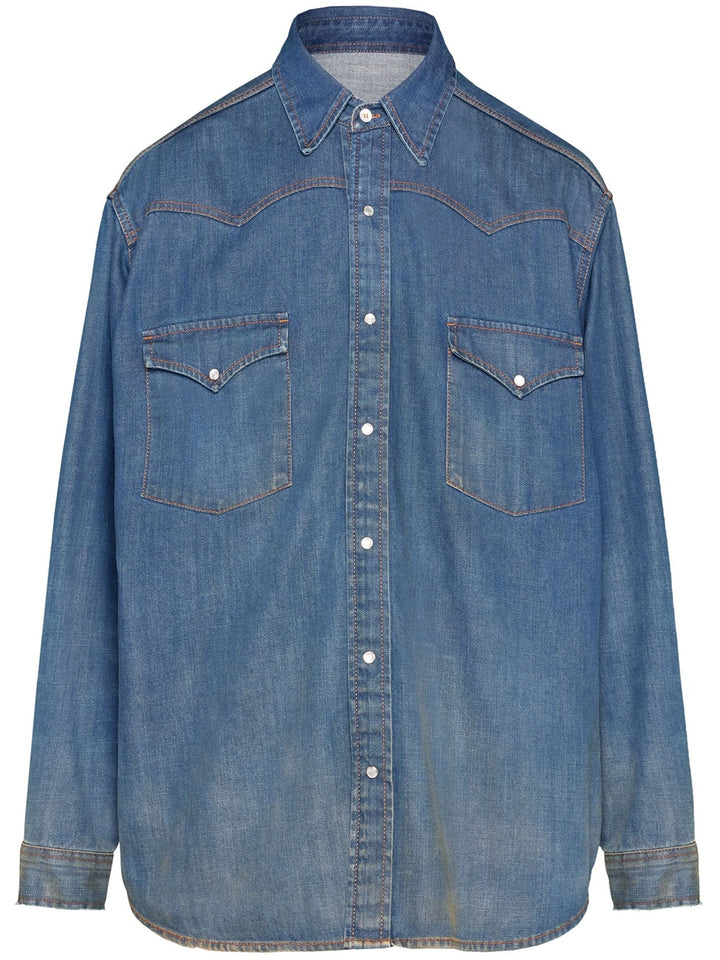 American denim shirt