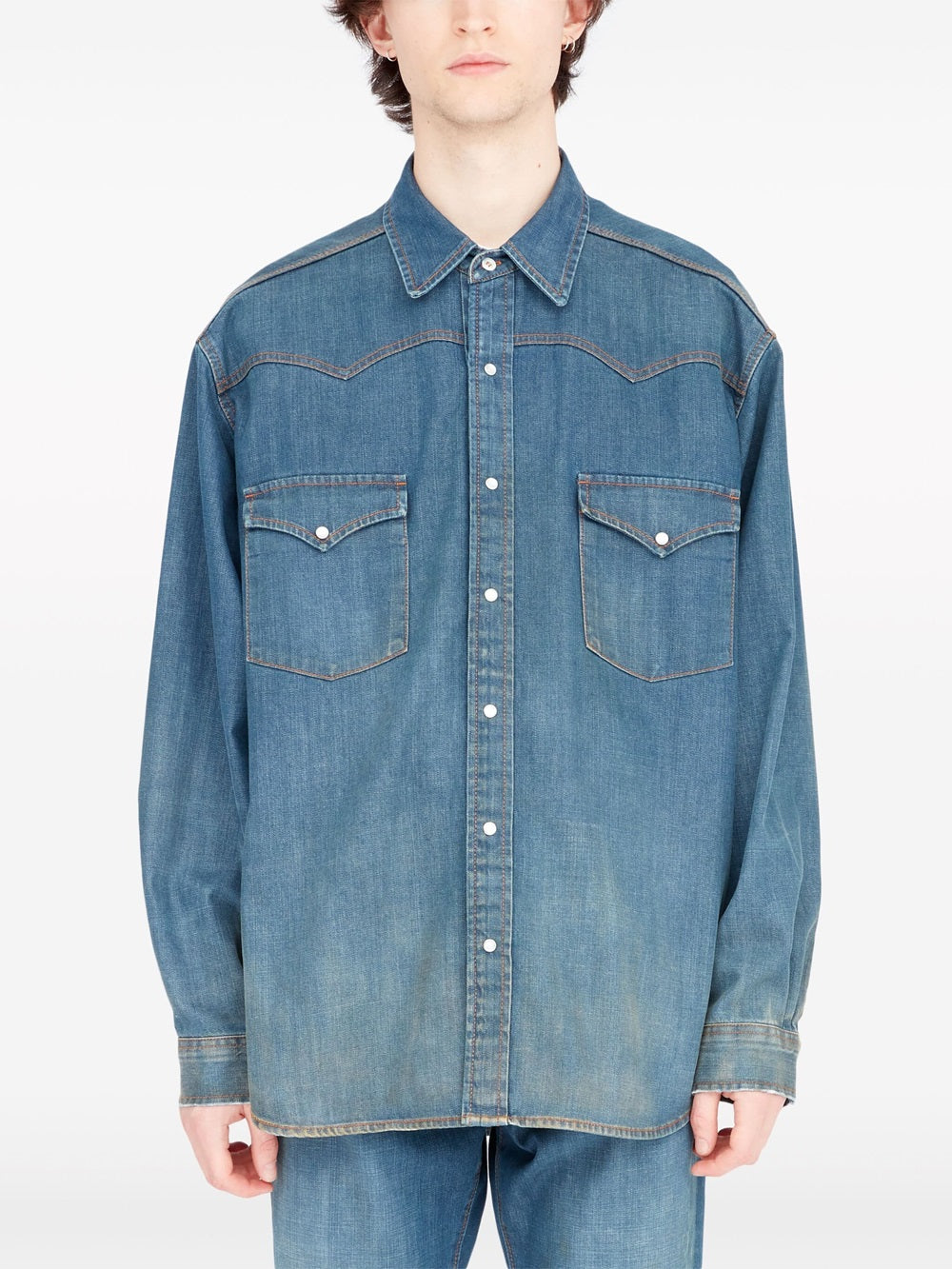 American denim shirt