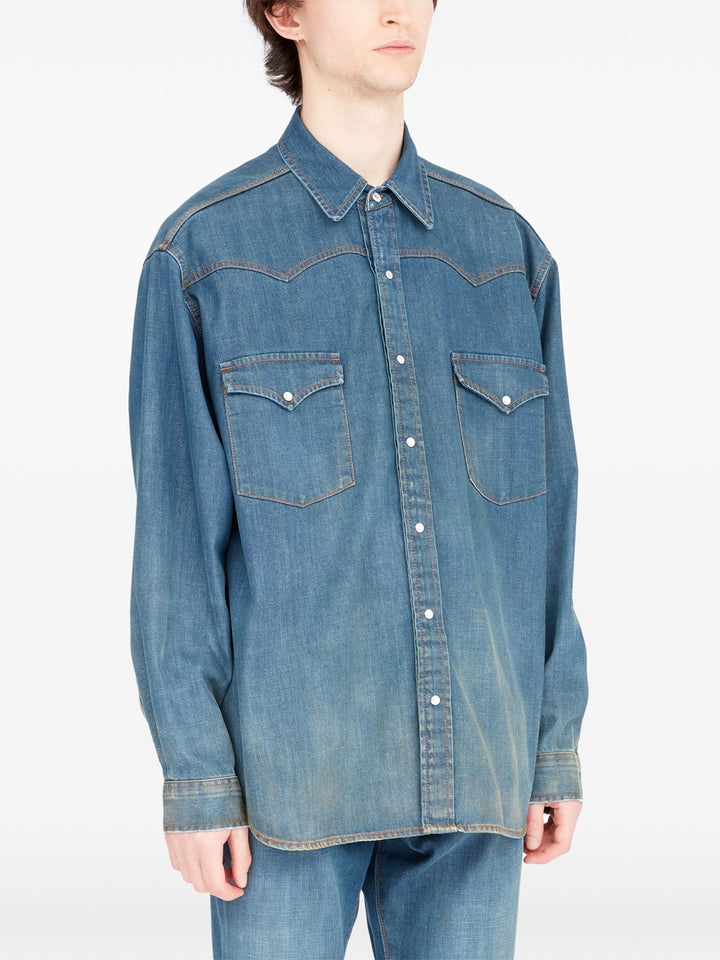 American denim shirt