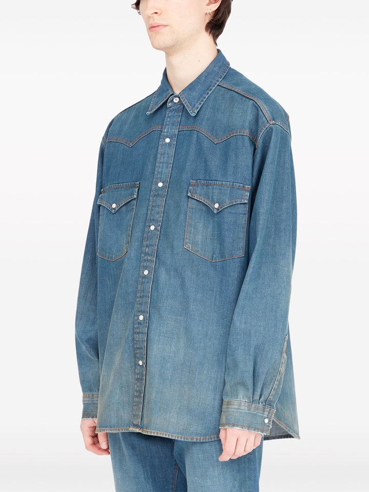 American denim shirt