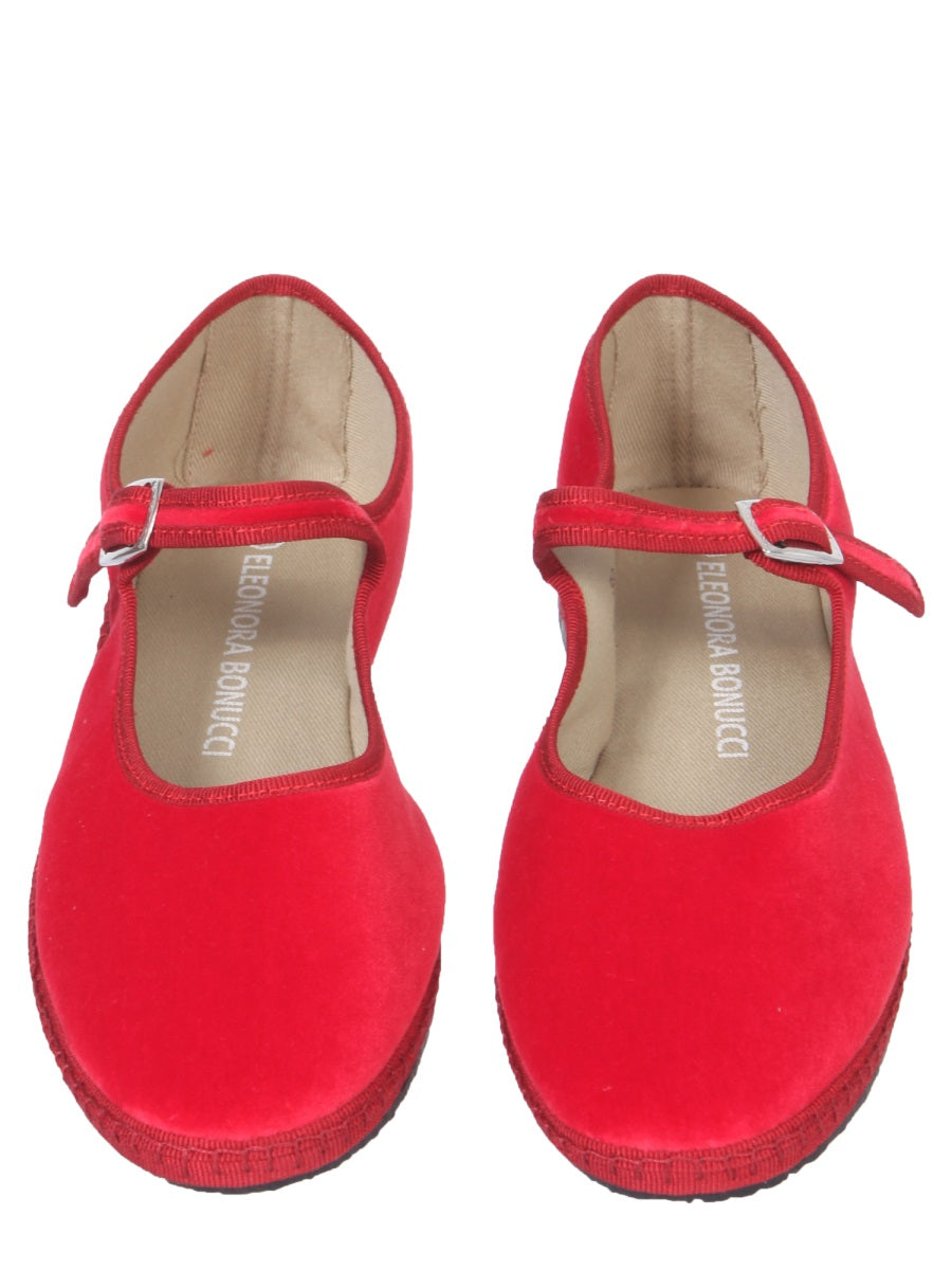 Friulane Flat Shoes - Red | Wanan Luxury