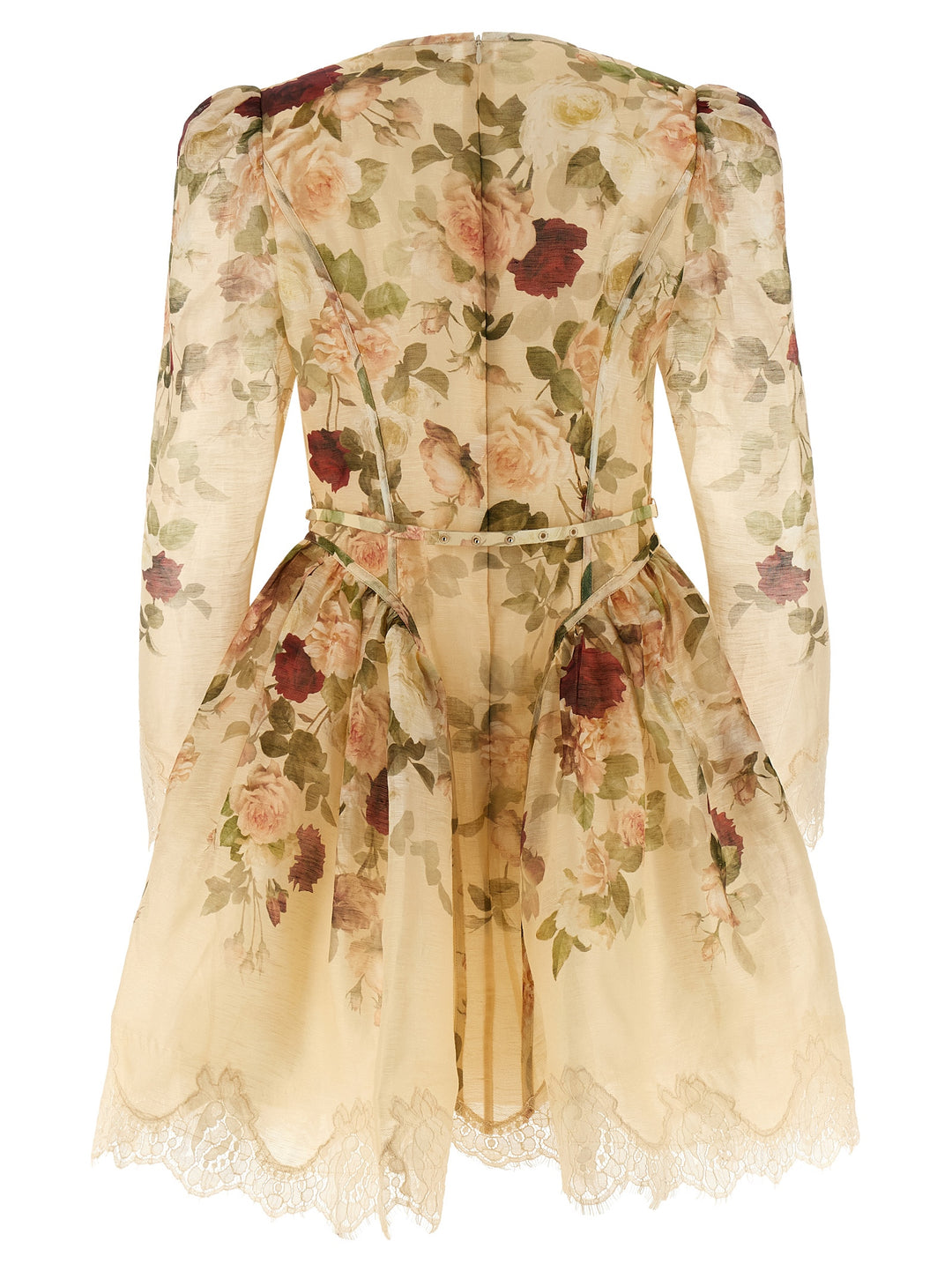 Zimmermann Hypnotic Lace Trim Mini Dresses - Pink | b4e703c8cb1de4ee3e8473ce3d0debeddd014852