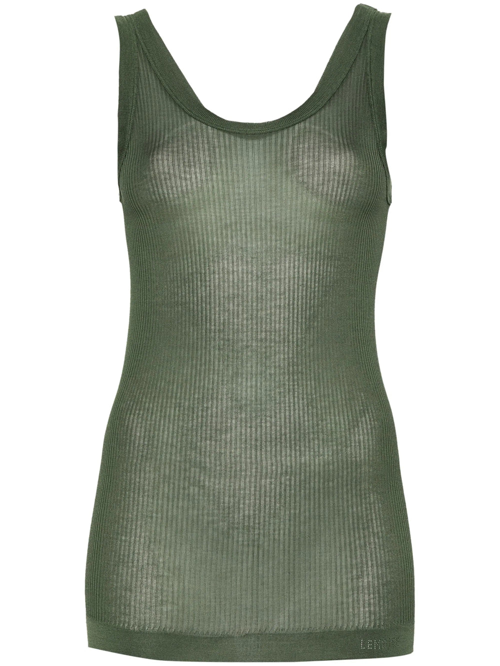 semi-transparent tank top