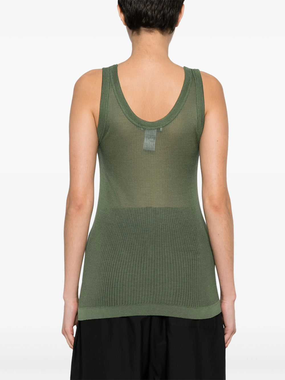 semi-transparent tank top