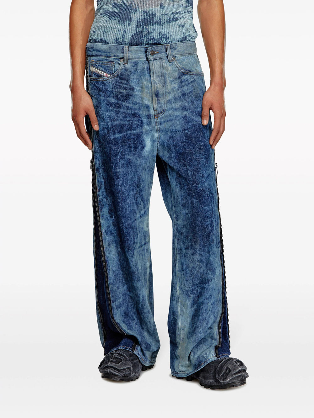 D-Rise straight jeans