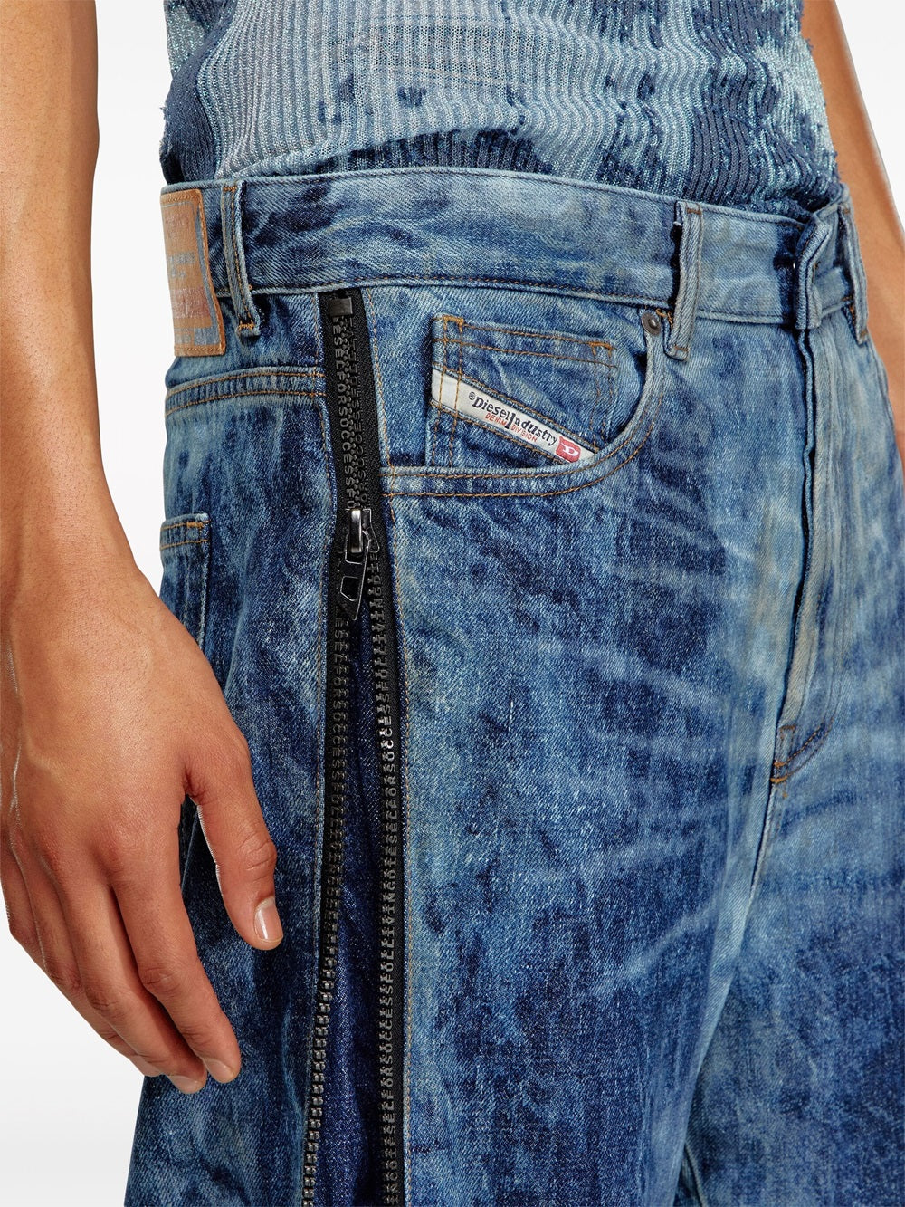 D-Rise straight jeans