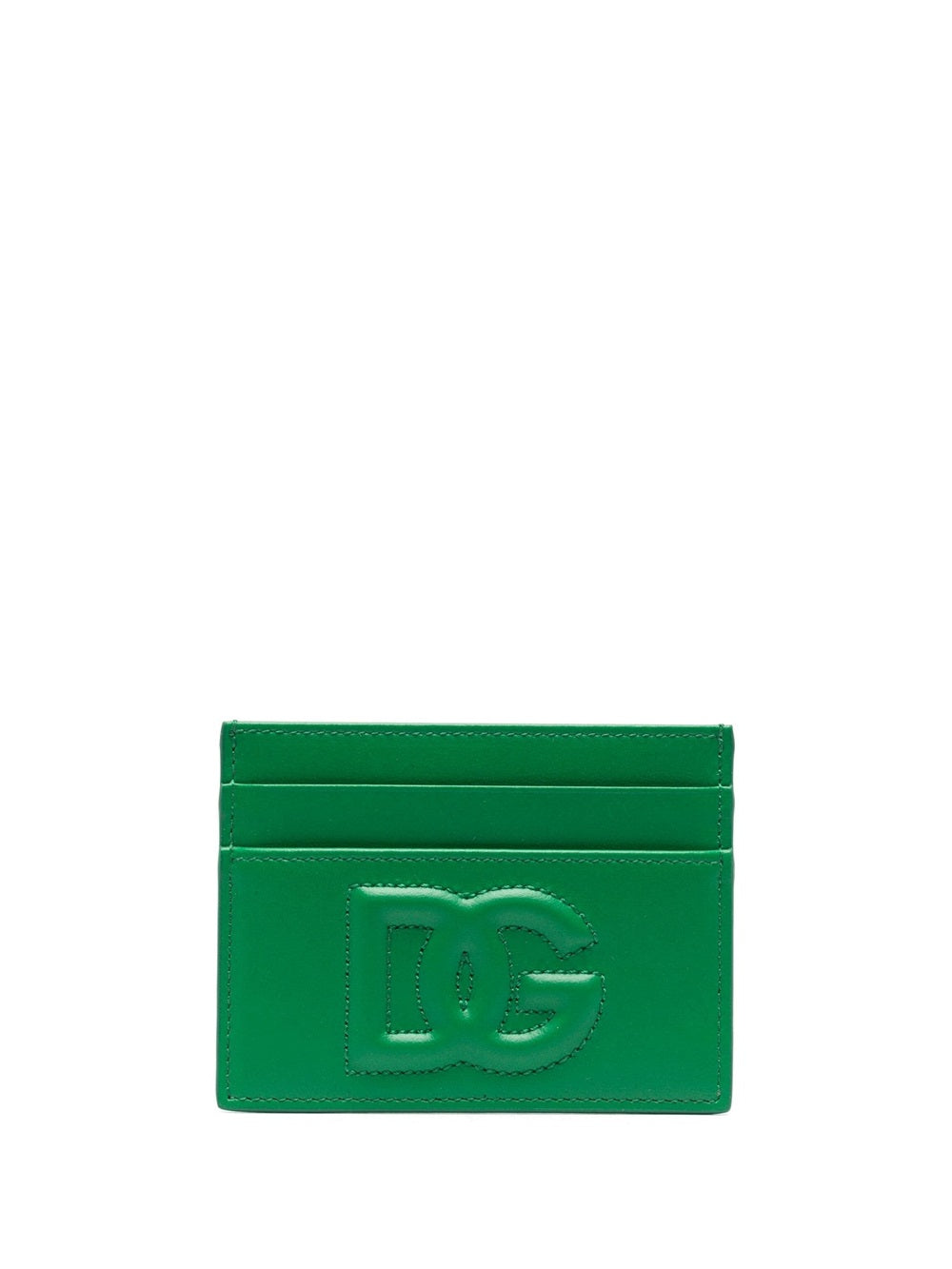 Card holder with embossed logo