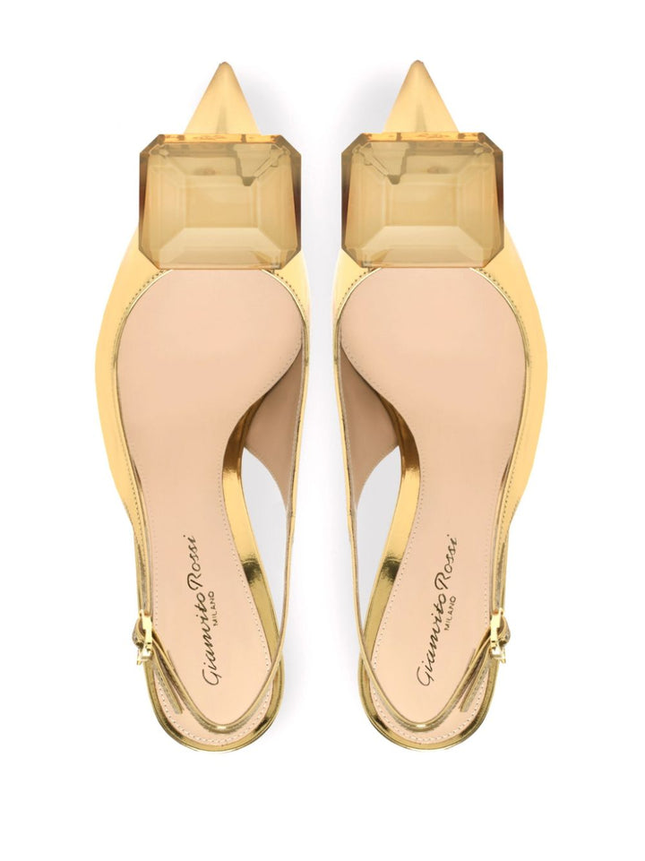 Jaipur pumps with 90mm back strap