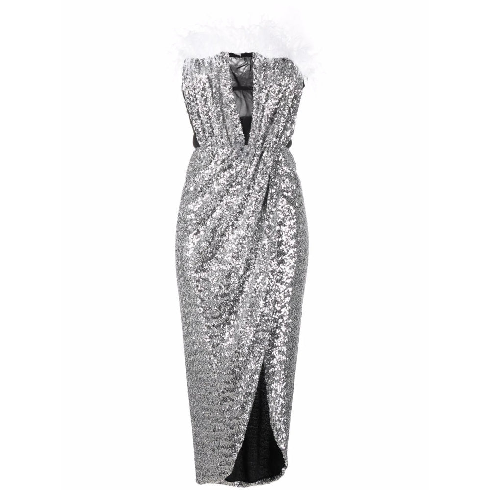 Nervi Dresses - Silver | a522dad12899dfcd65b73b51e6f520de76b24dd9