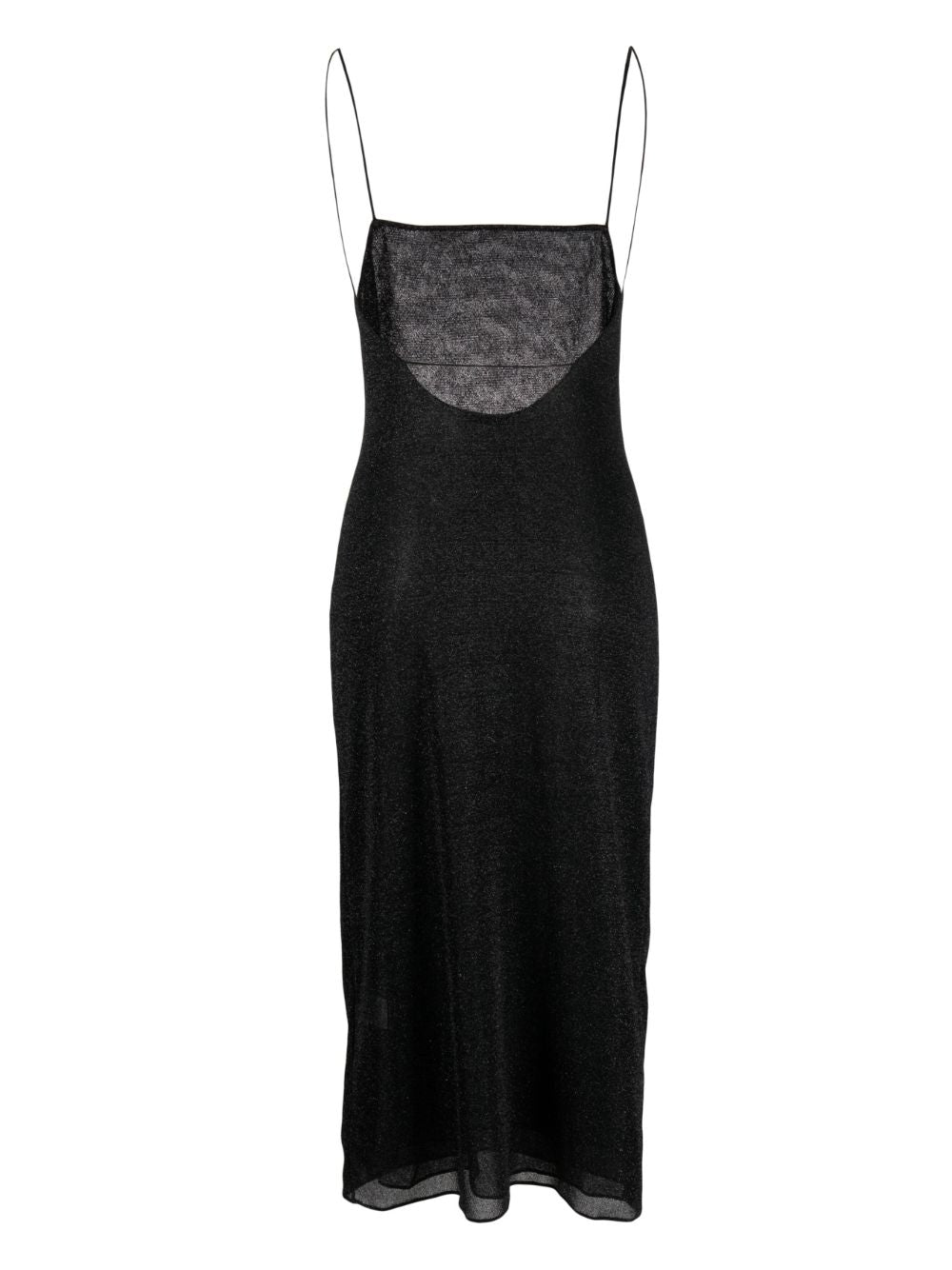 Lumière flared maxi dress in lurex