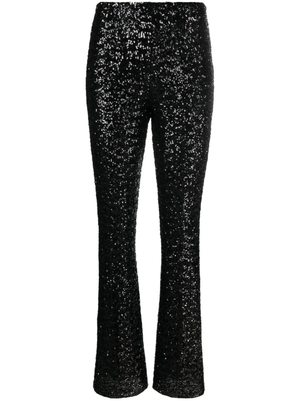 wide-leg trousers embellished with sequins