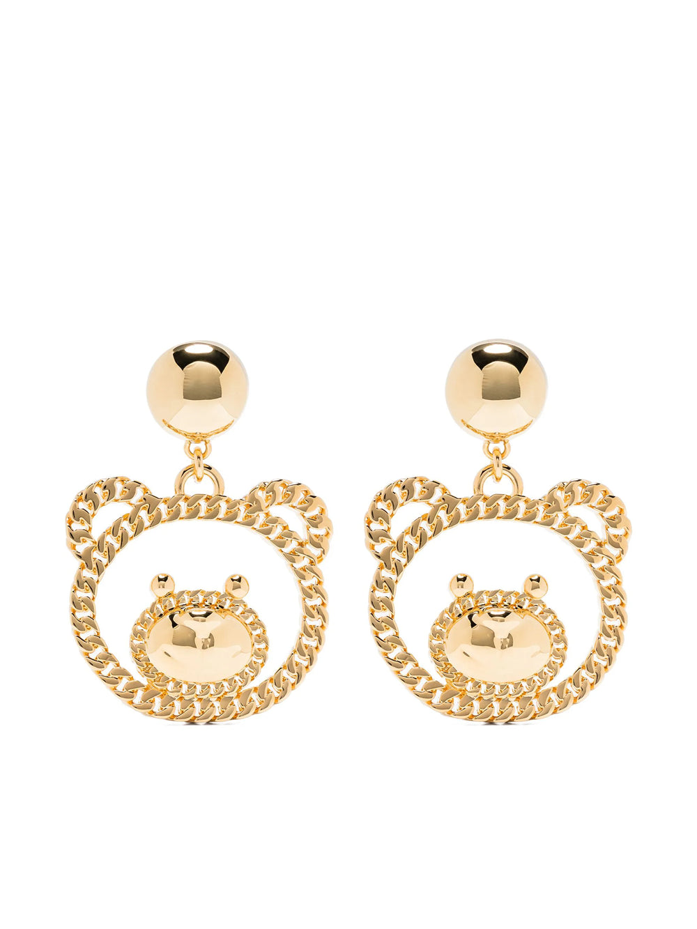 Teddy Bear clip earrings