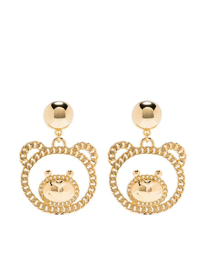 Teddy Bear clip earrings