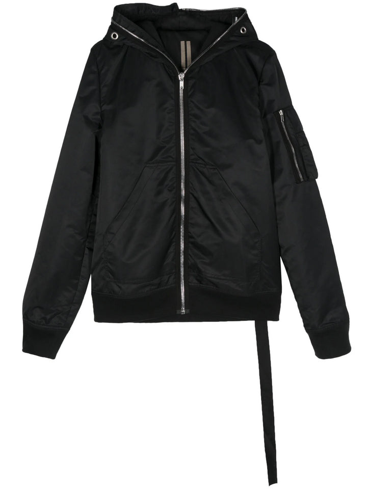 Jacket with eyelets