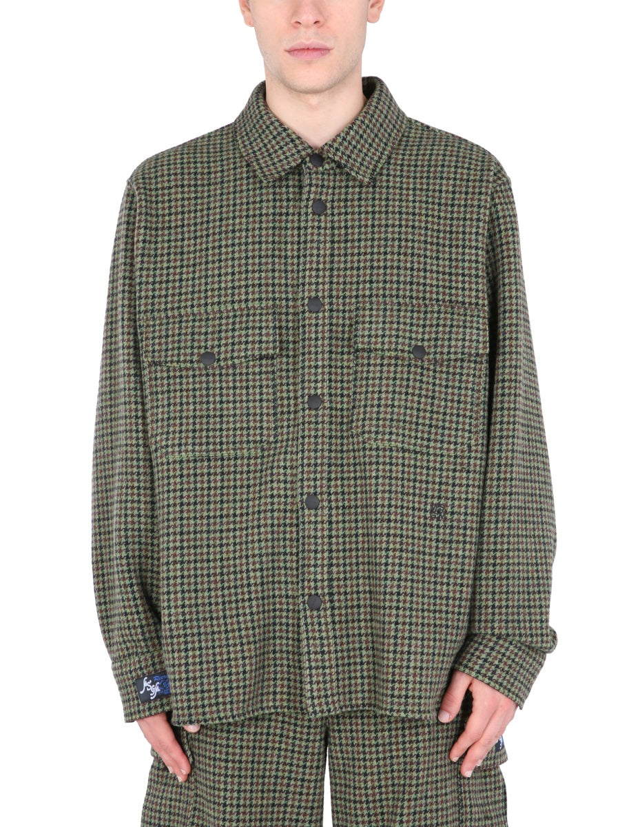 MSGM Shirts - Green | Wanan Luxury