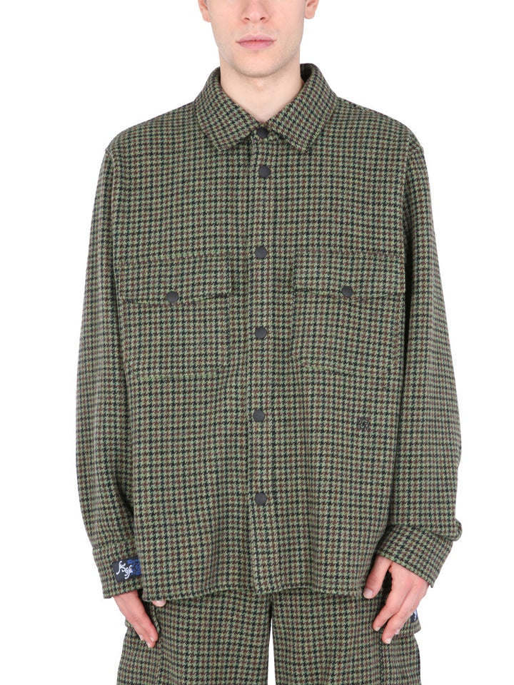 MSGM Shirts - Green | Wanan Luxury