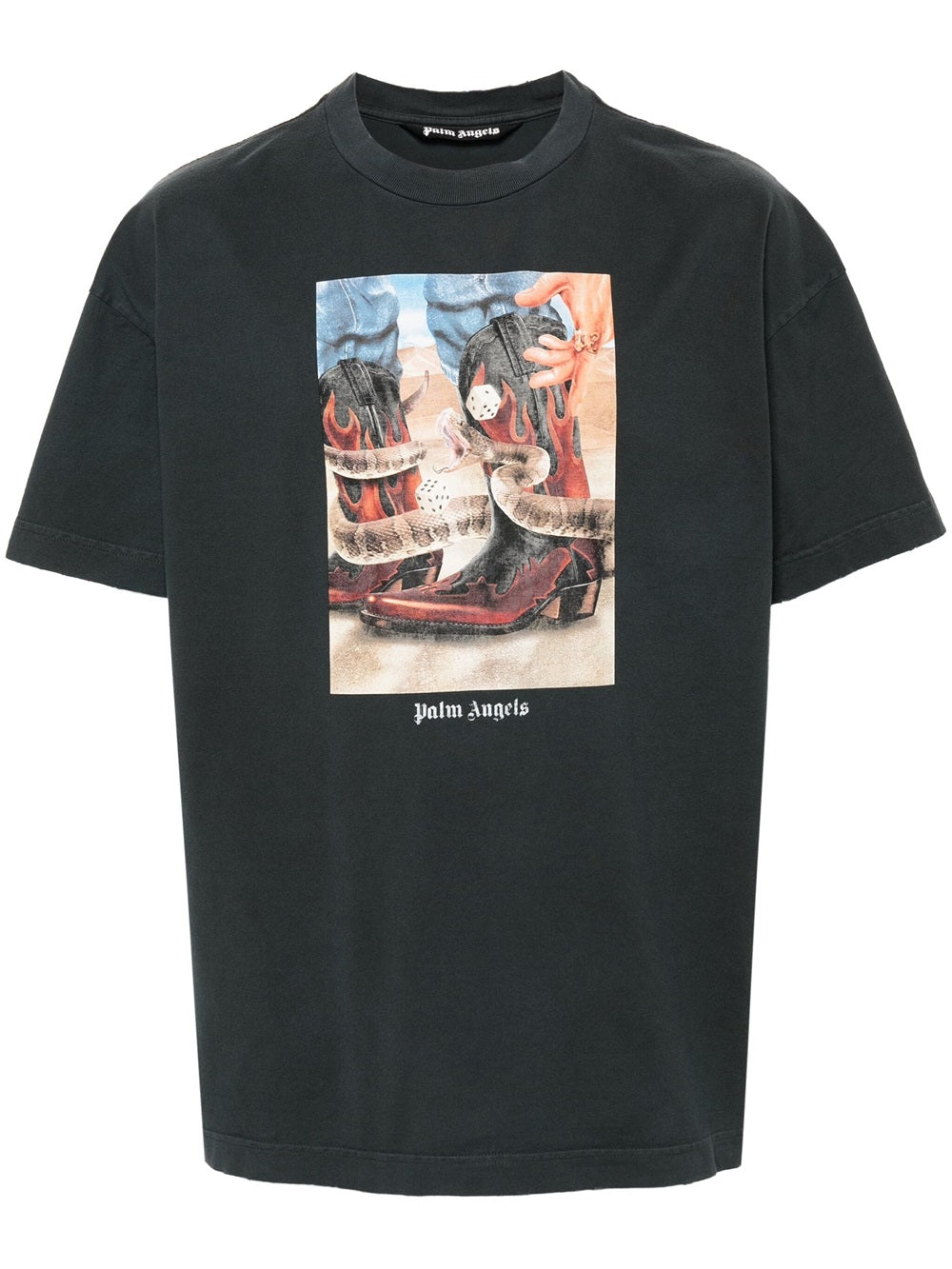 T-shirt with Western print