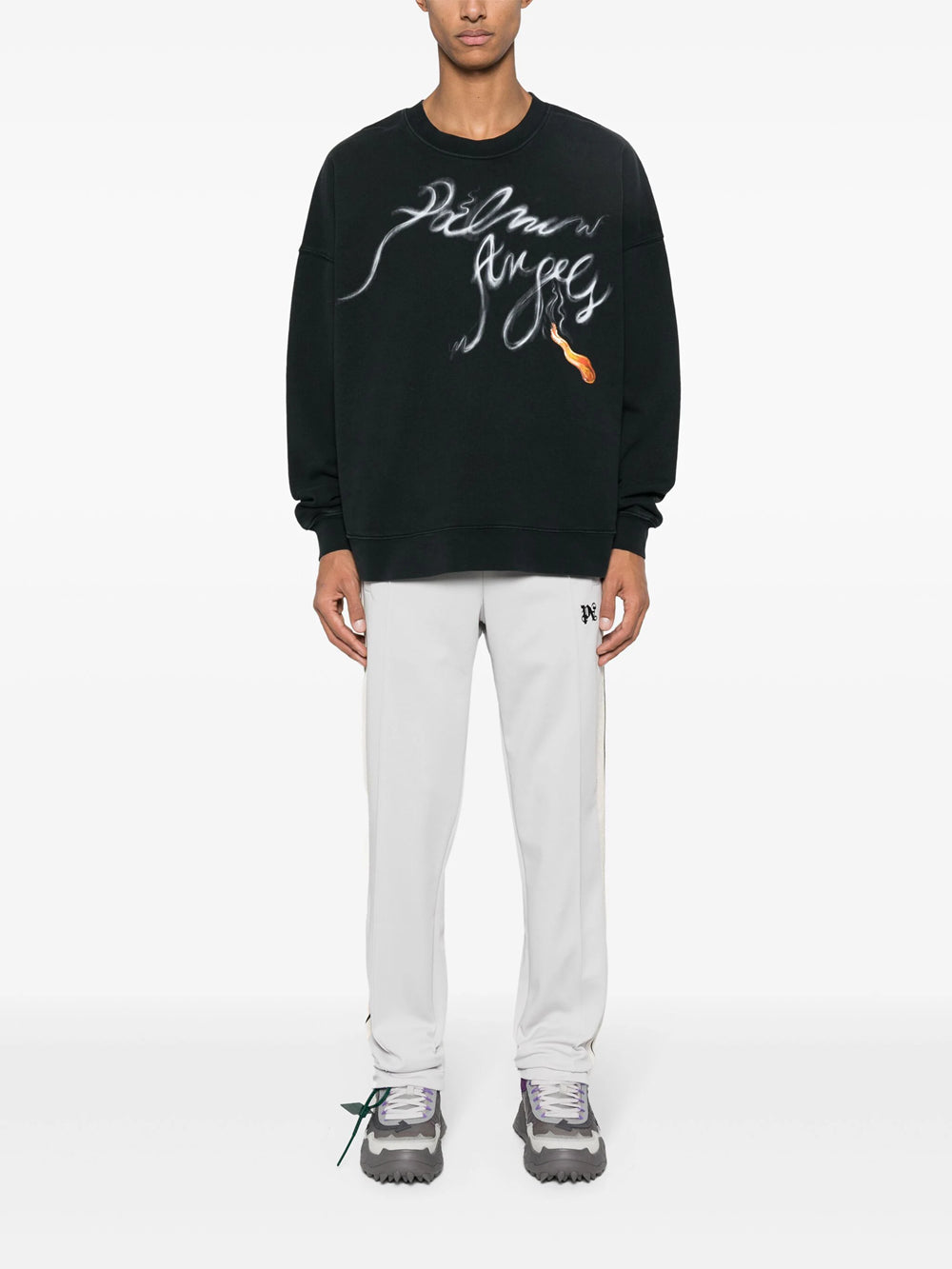 Foggy sweatshirt with print