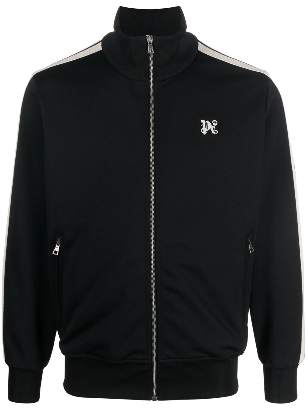 Track jacket with monogram