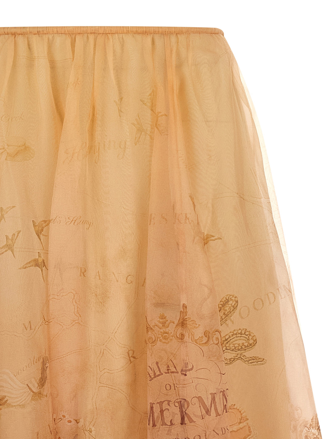 Zimmermann Hypnotic Organza Maxi Skirts - Beige | edda6f0027ef6703f1ccb5a40d4a06ca99d4faae