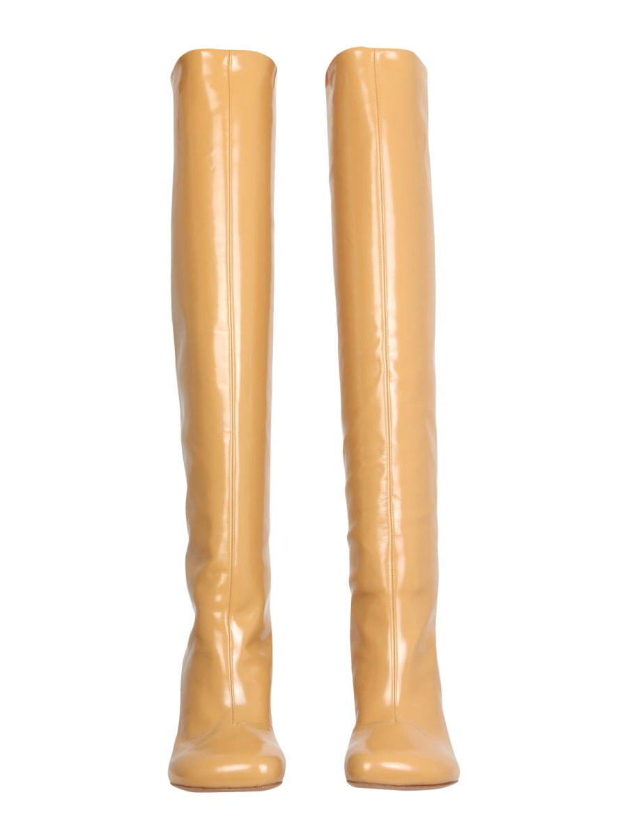 Dries Van Noten Boots - Beige | 60e3c0f5f9abacdd681548a3bee37cd5fd3d413f