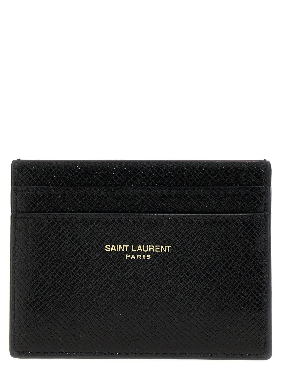 Calfskin Card Holder Wallets Black