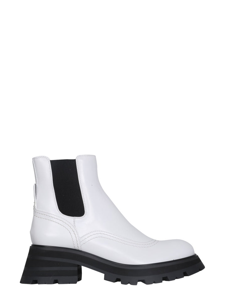 Alexander McQueen Boots - White | Wanan Luxury