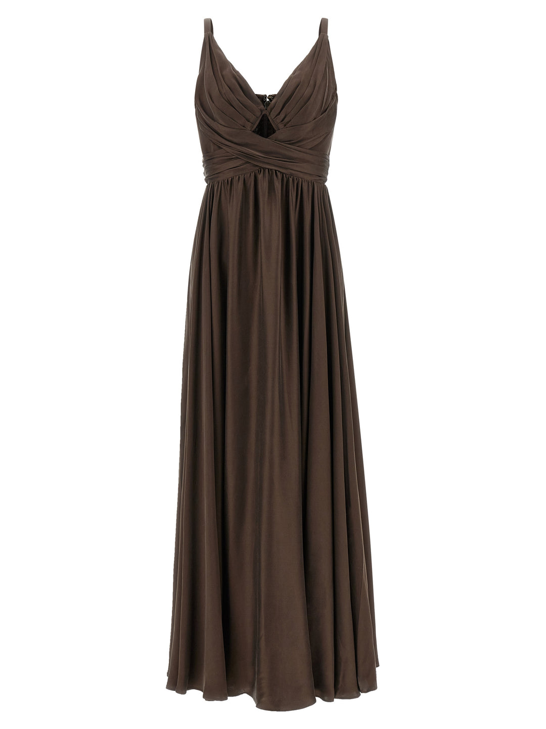 Zimmermann Cut-Out Dress Dresses - Brown | 035e2aa152d98480cfebb3c0cf1f21608d94d8f0