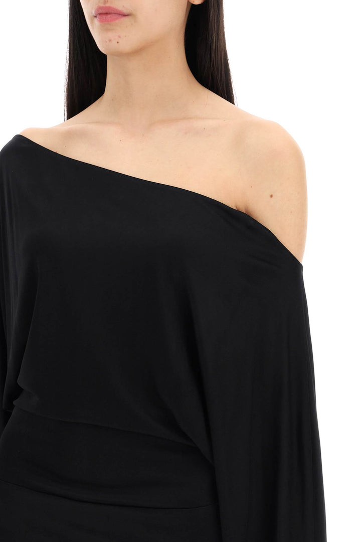 Maxi Abito Off Shoulder Asimmetrico