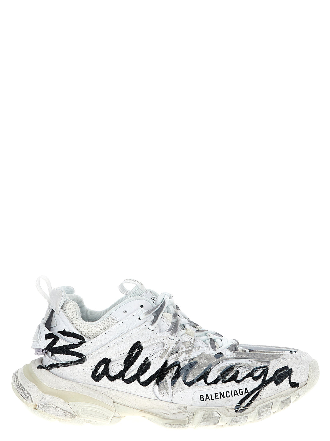 Track Sneakers White/Black