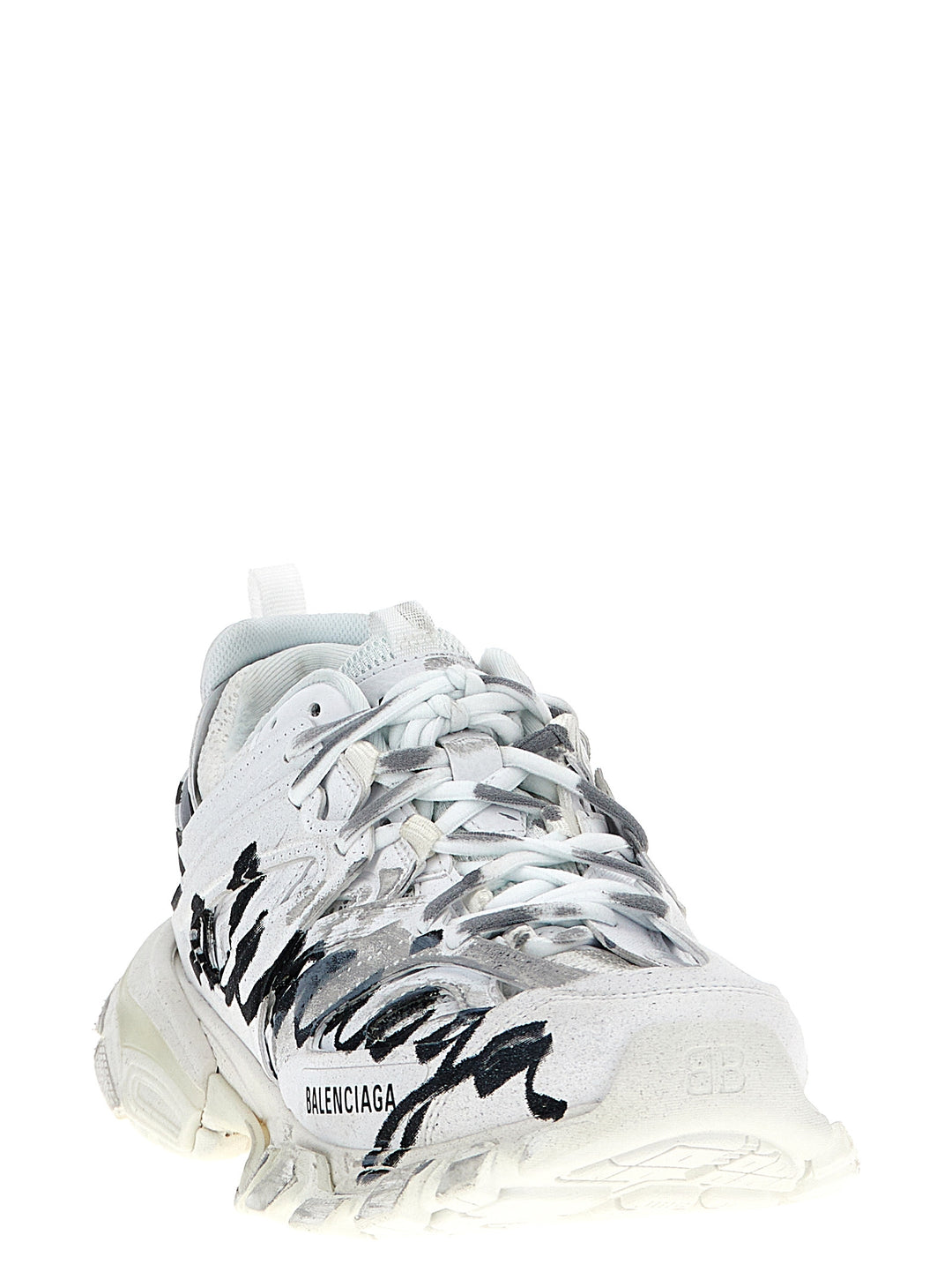 Track Sneakers White/Black