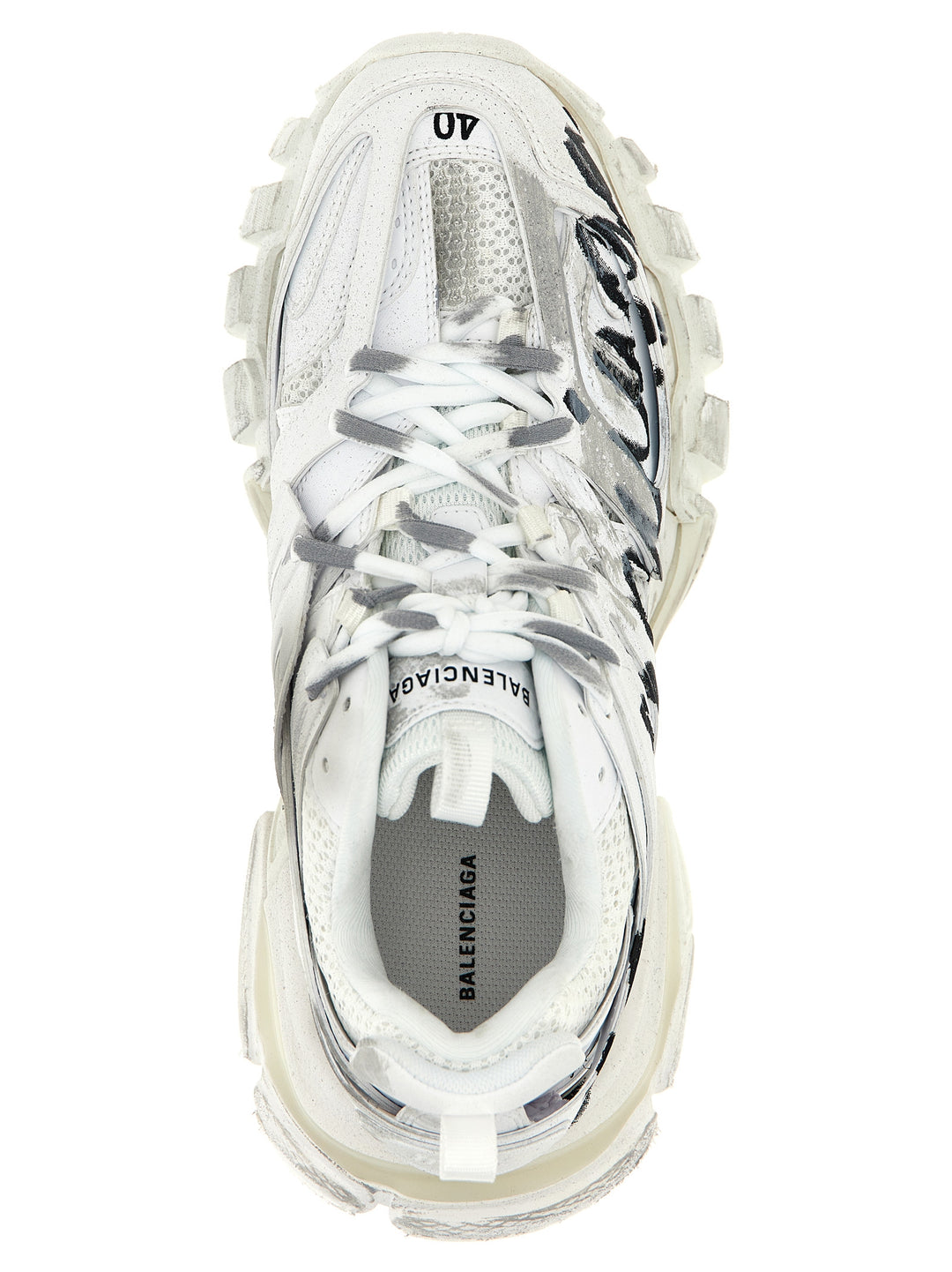 Track Sneakers White/Black