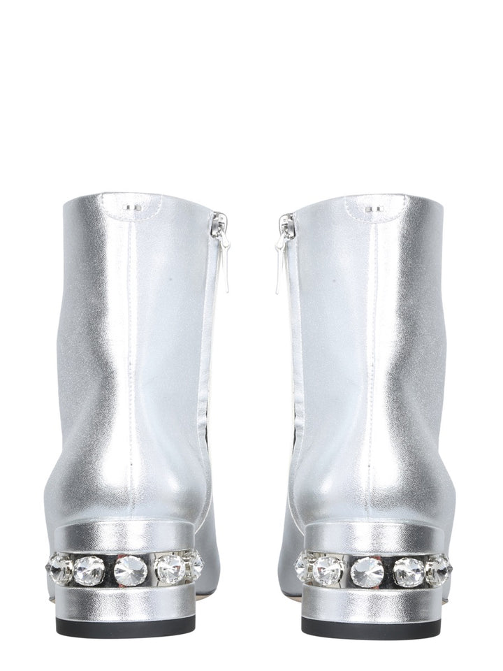 Nicholas Kirkwood Boots - Silver | Wanan Luxury