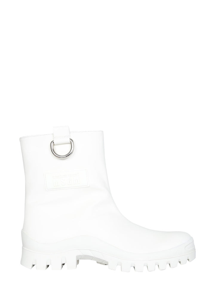 MSGM Boots - White | Wanan Luxury