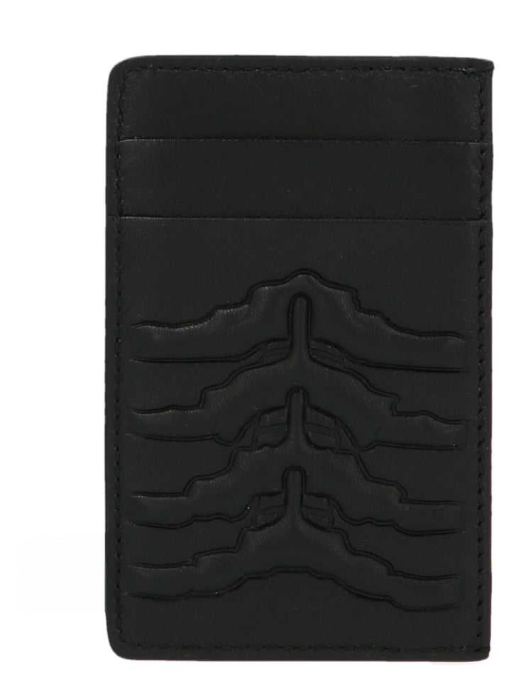 Rib Cage Wallets, Card Holders Black