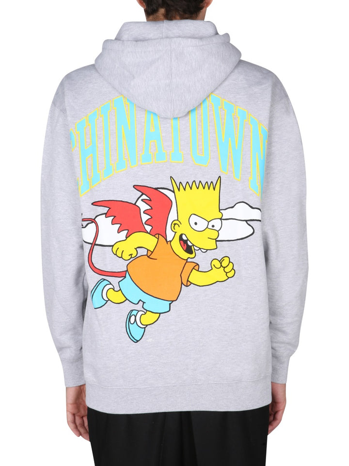 Chinatown Market x The Simpsons Sweatshirts - Grey | Wanan Luxury