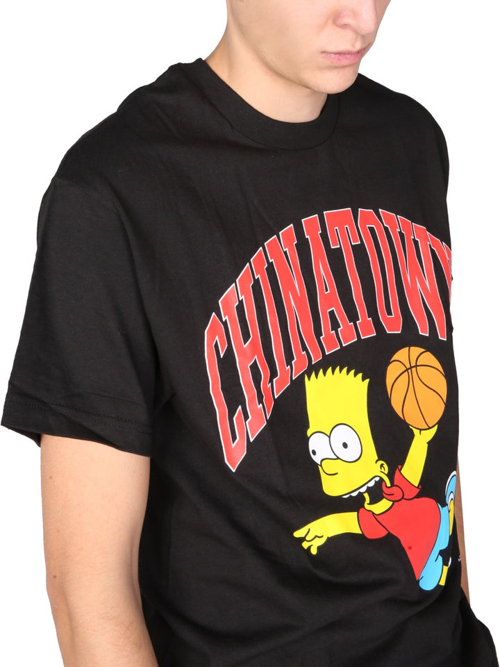 Chinatown Market x The Simpsons T shirts - Black | Wanan Luxury